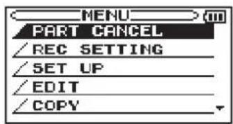 TASCAM BB-800 - Nicht mehr benötigte Dateien löschen (DELETE) - 4