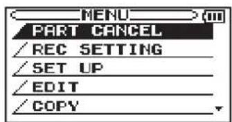 TASCAM BB-800 - Die Wiedergabereihenfolge der Dateien ändern (MOVE) - 4
