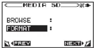 MEDIA SO AC BROWSE : FORMAT :