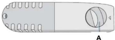 Respekta Esko KGE144 - A Temperature setting and on/off knob - 1
