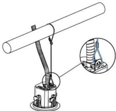ELECTRO-VOICE EVID Compact Sound - Montieren des Deckeneinbau-Satellitenlautsprechers - 7