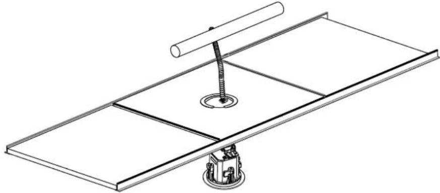ELECTRO-VOICE EVID Compact Sound - Montieren des Deckeneinbau-Satellitenlautsprechers - 4