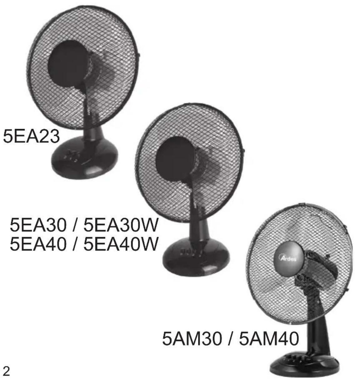 5EA23 5EA30 / 5EA30W 5EA40 / 5EA40W 5AM30 / 5AM40 2