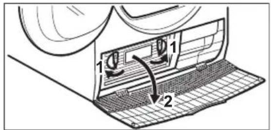 Diagram showing a device with labeled parts and directional arrows indicating movement or flow, likely illustrating a process or system.