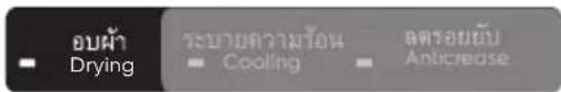 อบค้า Drying ระบายความท้อน Cooling ลตรอยับ Anticreuse