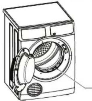 ELECTROLUX EDS805JQWA - โยผ้าที่สะสมอยู่ในเครื่อง เป็นอันตรายทำให้เกิด เพลงใหม่ได้ - 2