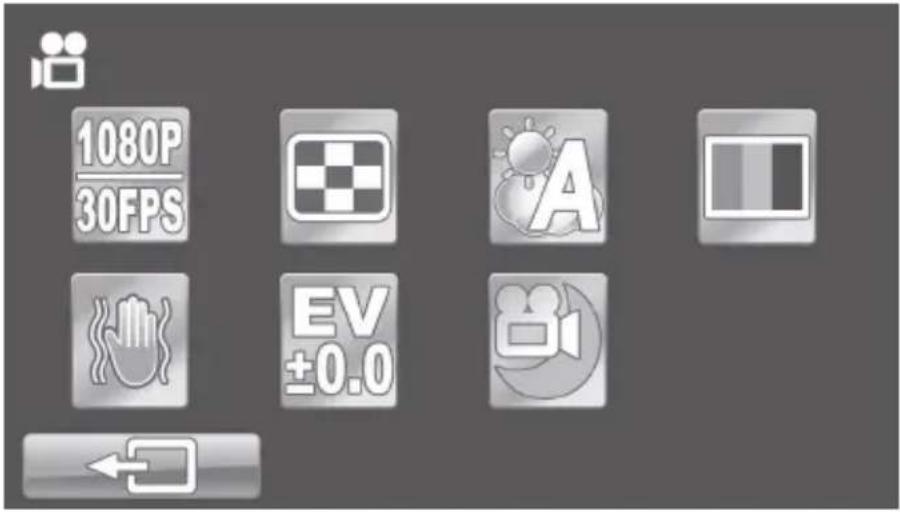 1080P 30FPS EV ±0.0