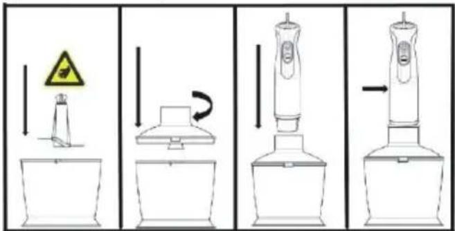 GORENJE HBX1000XE - Использование универсального измельчителя - 1
