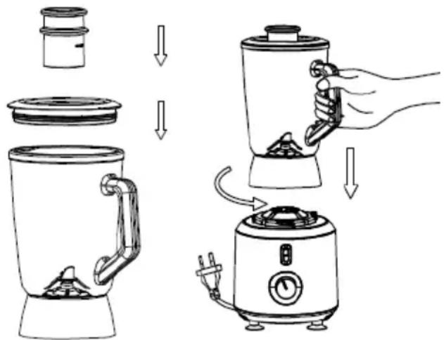 GORENJE B501LBW - Uso del mixer - 1
