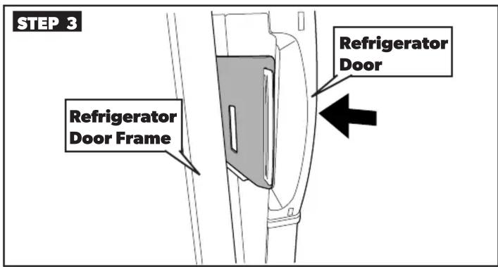 STEP 3 Refrigerator Door Frame Refrigerator Door