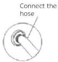 Connect the hose