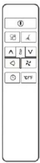 Mobile control panel with function buttons and navigation icons