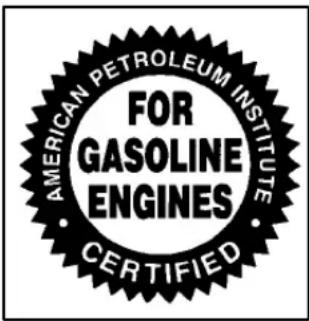 AMERICAN PETROLEUM INSTITUTE FOR GASOLINE ENGINES CERTIFIED