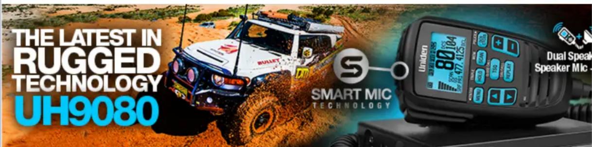 THE LATEST IN RUGGED TECHNOLOGY UH9080 BULLET SMART MIC TECHNOLOGY Uniden 80°104 477.4125 pc 3316.4125 pc 80°104 477.4125 pc 3316.4125 pc Dual Speak Speaker Mic