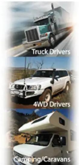 Truck Drivers 4WD Drivers Camping/Caravans