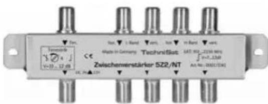Ternoride V=33 - 17 dB Technifist Zwischenerstärker S22/NT Mado in Germany SAT: 900-2236 MHz Y=7.238 AA-No: 000010341