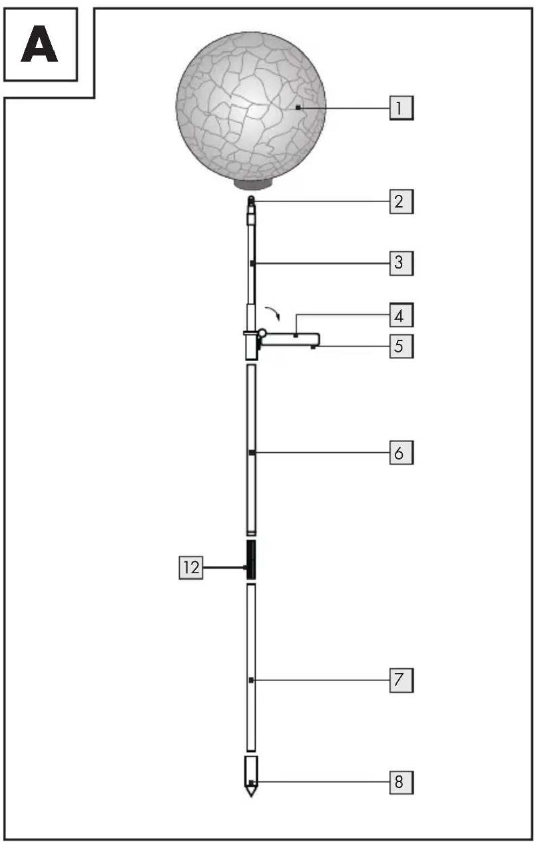 A 1 2 3 4 5 6 12 7 8