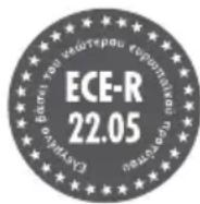 CRIVIT IAN 278609 - Характηριστικά προϊόντος ΕСЕ-R 22.05 επικύρωση - 1