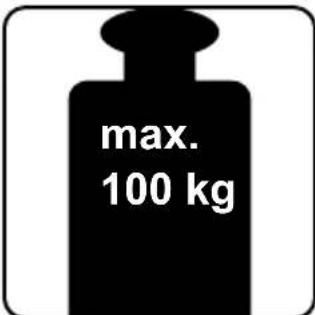 max. 100 kg