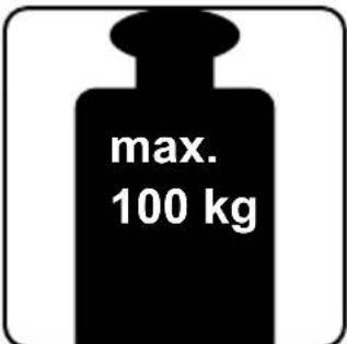 max. 100 kg