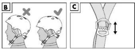 B C