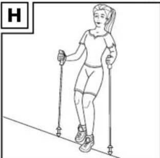 CRIVIT IAN 24778 - • Laufen auf Querungen (Abb. H) - 1