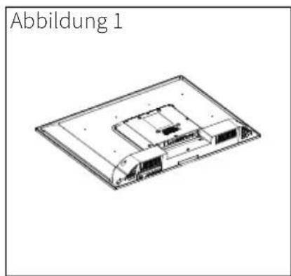 NORDMENDE Wegavision UHD55A - Standfüße befestigen - 1
