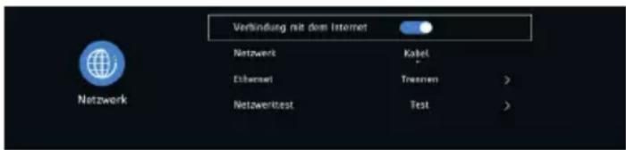 Verbindung mit dem Internet Netzwerk Kabel Ethernet Tremen NetowerTest Test Netzwerk