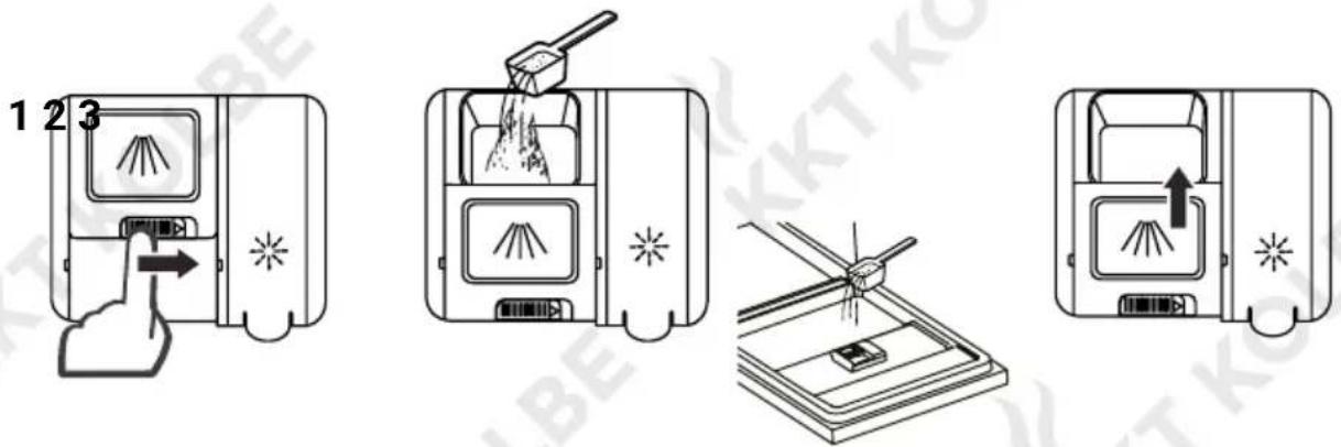 KKT Kolbe DW614ED - Befüllen / Nachfüllen des Spülmittelspenders - 1