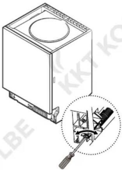 KKT Kolbe DW452ED - Tension adjustment of the door spring - 2