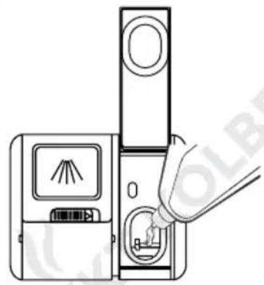 KKT Kolbe DW452ED - Filling / Refilling the rinse aid dispenser - 2