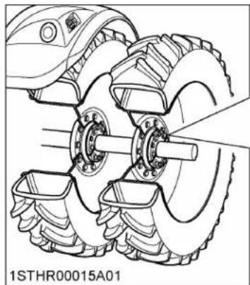 KUBOTA M7-172D-PS - Adjusting wheels with bar type axle - 1