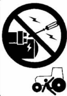 Prohibition sign with crossed-out tool and car icon, indicating no technical hazard or safety warning