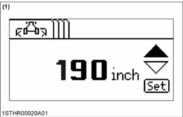 (1) 190 inch Set 1STHR00020A01
