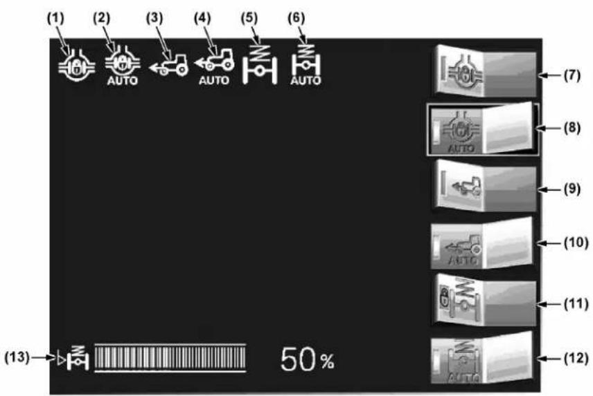 KUBOTA M7-172D-PS - Setting the drivability - 1
