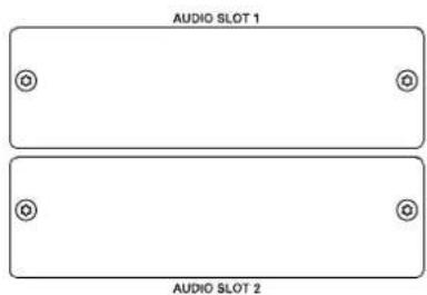 AUDIO SLOT 1 AUDIO SLOT 2