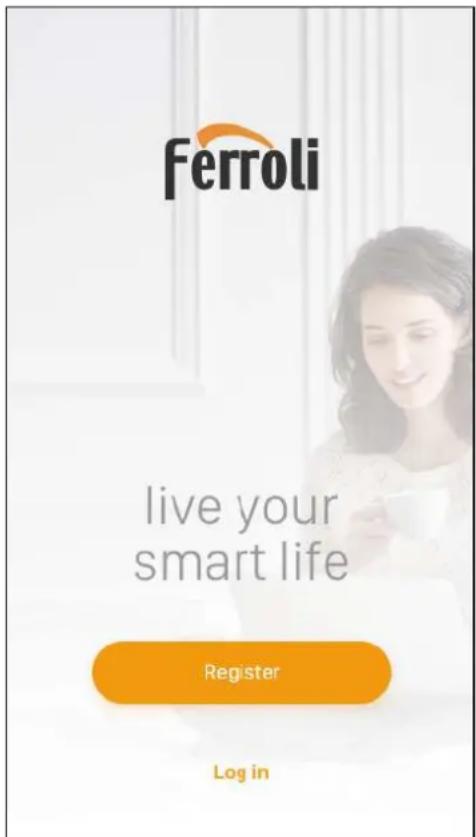FERROLI Egea Ht - Registro de usuario - 1