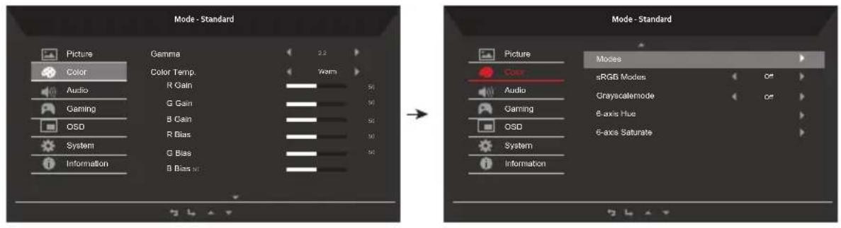 Mode - Standard Picture Color Audio Gaming QSD System Information Gamma Color Temp. R Gain G Gain B Gain R Bias G Bias B Bias 2.2 Warm 50 50 50 50 50 50 50 50 50 50 50 50 50 50 50 50 50 50 50 50 50 50 50 50 50 50 50 50 50 50 50 50 50 50