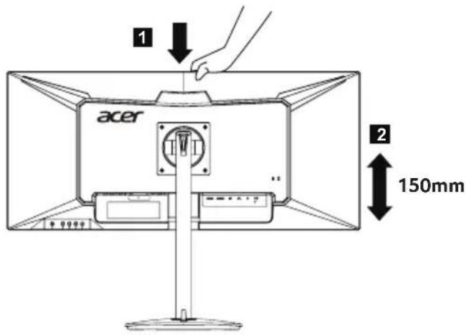 ACER Nitro XV322QU - • Regulacja wysokości - 1