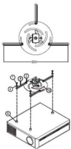 ACER P6505 - Ceiling Mount Installation - 5