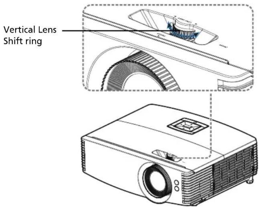 Vertical Lens Shift ring