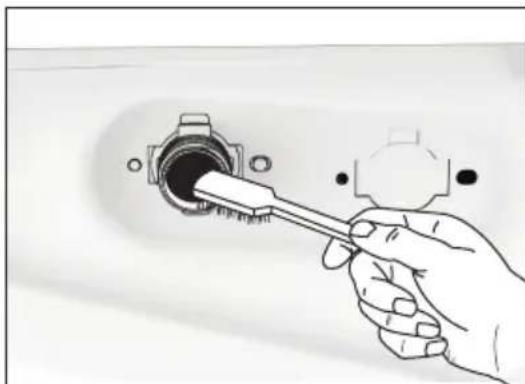 ELECTROLUX EWW1024P5WB - To clean the water inlet filters: - 3