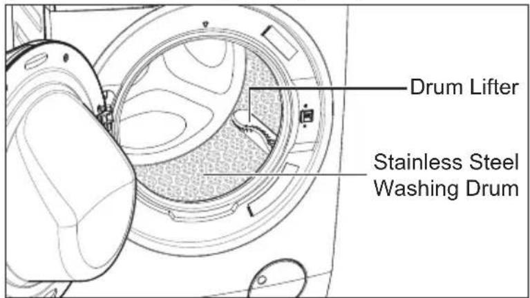 Drum Lifter Stainless Steel Washing Drum