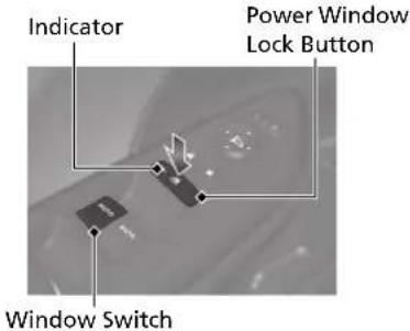 Indicator Power Window Lock Button Window Switch