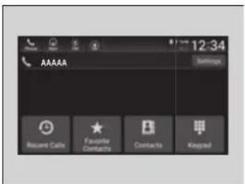 AAAAA 12:34 Refresh Calls Favorite Contacts Contacts Keypad