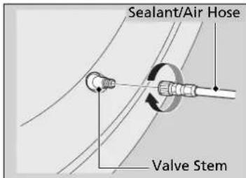 Sealant/Air Hose Valve Stem