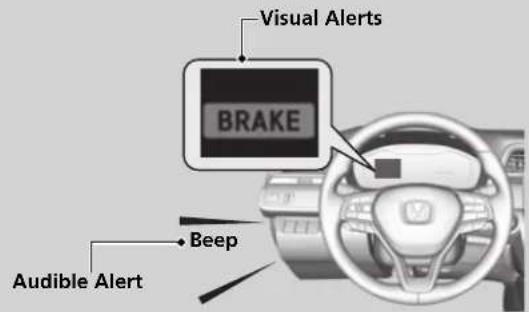 Visual Alerts BRAKE Beep Audible Alert
