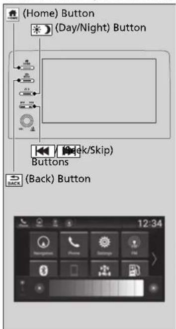 (Home) Button (Day/Night) Button Back (Back) Button 12:34