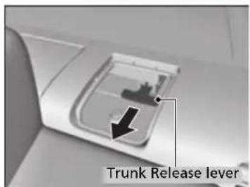 Trunk Release lever