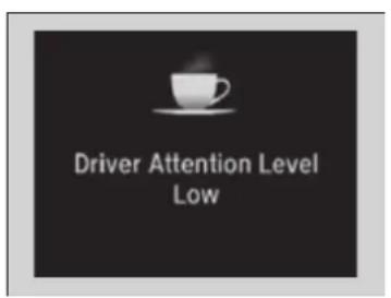 Driver Attention Level Low